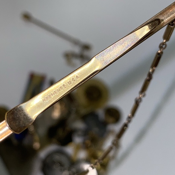 Vtg Junk Drawer Estate Lot Gentlemen's Jewelry American Clip Tie Pin Repair - Picture 8 of 8